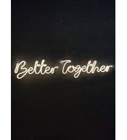 Better Together Neon  Led Dekoratif Duvar Aydınlatması Neon Duvar Yazısı