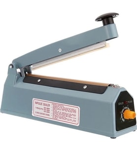 Fs-200 Metal Gövdeli Kullanımı Kolay Poşet Ağzı Kapama Yapıştırma Makinası (20cm) Impulse