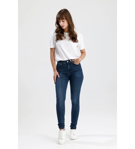 #KadınJean Az Kullanılmış Renkte Koyu Indigo Denim Skinny Fit Kesim Mira12 Rahat Kadın Jean Pantolon