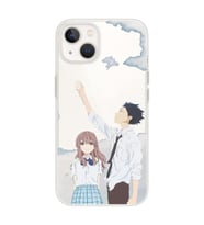 Iphone 14 PLUS Uyumlu A Silent Voice Tasarımlı Şeffaf Telefon Kılıfı