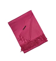 Mısırlı Eşarpları Düz Renk Organik Pamuk Paşmina Şal (Pembe)