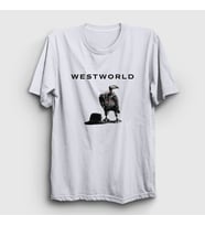 Presmono Unisex Beyaz Vulture Westworld T-Shirt 225053tt