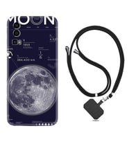 General Mobile Gm 23 Kılıf Resimli Boyun Askılı İpli Desenli Silikon Moon info 1424