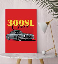 BK Gift Klasik Araç Tasarımlı Kanvas Tablo-2