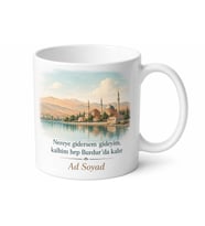 Burdur Memleket Temalı Kişiye Özel Baskılı Kupa Bardak Hediye