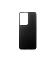 Samsung Galaxy S21 Ultra Uyumlu Kılıf Zore Premier Silikon Kapak (Siyah)
