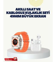 Northcity Watch 9 Max Akıllı Saat Kulaklık Seti - 45mm Geniş Ekran, Sağlık Takibi ve Kablosuz Kulaklık