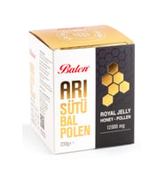 Balen Arı Sütü Bal Polen Süper Doz (12000 mg) 230 gr