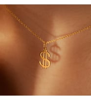 Dolar 14 Ayar Altın Kolye