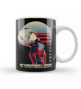 Rei Ayanami Evangelion 01 Kupa Bardak Porselen