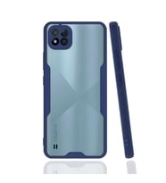 Realme C11 2021 Kılıf Platin Silikon - Lacivert