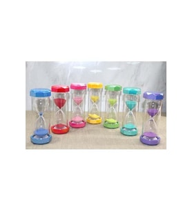Kişiye Özel Plastik Çerceveli Renkli 5 Dk Kumsaati - 17x6cm
