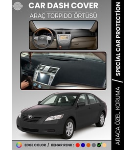 TOYOTA CAMRY (2006-2012) Torpido Örtüsü Ön Göğüs Halı Torpido Koruma Tam Uyum Çatlamayı Önler Kaymaz