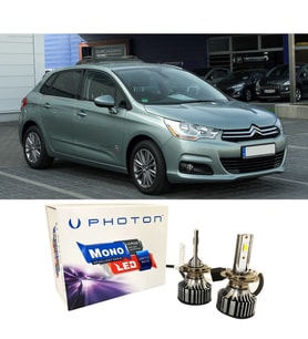 Citroen C4 Led Xenon Uzun Far Ampulü H1 Mono Yeni Seri Beyaz 2004-2012