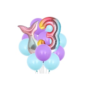 Çıtıpıtıstore Gökkuşağı Reknli Balon Set