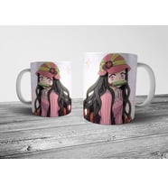 Pixxa Nezuko Kamado - Demon Slayer Kupa Bardak Model 3