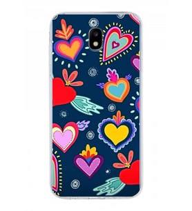 PrintiFy Samsung Galaxy J5 Pro ile Uyumlu 1mm Slim Fit Retro Colors 3 Baskılı Şeffaf  Kılıf