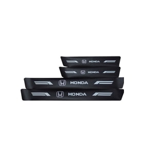 Honda Logolu Karbon Kapı Eşiği Koruyucu Bant Folyo 4'lü Set