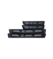 Honda Logolu Karbon Kapı Eşiği Koruyucu Bant Folyo 4'lü Set