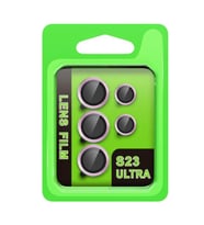 Uray store Samsung Galaxy S23 Ultra Raze Metal Kamera Lens - Lila