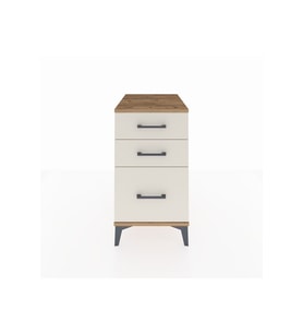 Kronos Komodin 3 Çekmeceli 44x59x80 Çam-Aytaşı