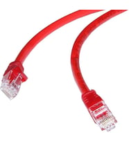 Cat601KF 1 Metre Kırmızı Cat6 Rj45 Lan Kablosu UÇLARI HAZIR TAKILI 100/1000 mbps Bilgisayar Modem İnternet Ethernet Kablosu (KIRMIZI, 1 Metre)