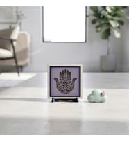 Fatma'nın Eli Temalı Şık Dekoratif Obje, Yaşam Alanınız İçin Huzur Veren Değerli Bir Hediye 10x10 cm