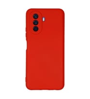 Huawei Nova Y70 Kılıf Nano İçi Kadife Silikon - Kırmızı