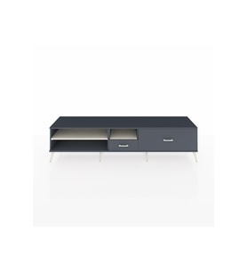 Hyperion TV Ünitesi 2 Raflı 2 Çekmeceli  220x44x51 Antrasit-Aytaşı/Antrasit