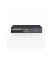 Hyperion TV Ünitesi 2 Raflı 2 Çekmeceli  220x44x51 Antrasit-Aytaşı/Antrasit
