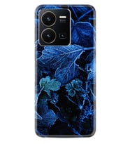 Vivo Y35 Kılıf Silikon Desen Özel Seri Blue Foid 1628