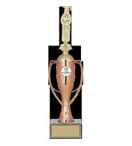 ODAK KUPA - Figürlü Kupalar - Mezuniyet Kadın Figürlü Kupalar FG-025 C - 38 cm