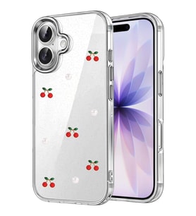 Newface Apple iPhone 16 Plus Fiyonk Desenli Kapak - Desen 9