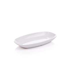 Gmb Nazen K-19 Termoset Kırılmaz-22 cm meze kayık tabağı 75 Adet