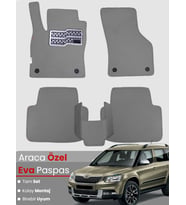 SKODA YETİ (2009-2017) Uyumlu EVA Paspas Tam Set–Oto Paspas,Araca Özel,Kolay Montaj