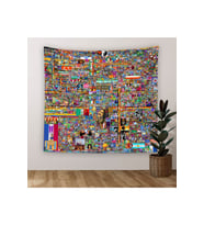 Reddit R/place Piksel Sanatı Duvar Örtüsü