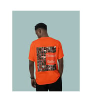Tommy Shelby albüm baskılı kaliteli unisex oversize T-shirt (Turuncu)