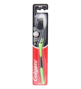 Colgate Süper Clean Black Orta Diş Fırçası  1 Adet (Çok Renkli)