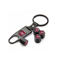 Fiat Egea SEDAN Paslanmaz Çelik Sibop Kapağı ve Anahtarlık Seti