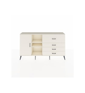Arges Konsol 4 Raflı 4 Çekmeceli Tek Kapaklı  176x30x99 Aytaşı-Aytaşı