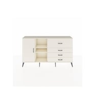Arges Konsol 4 Raflı 4 Çekmeceli Tek Kapaklı  176x30x99 Aytaşı-Aytaşı