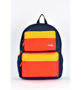 Fossil Unisex Çok Gözlü Günlük Seyahat Okul Sırt Çantası Lacivert 9503