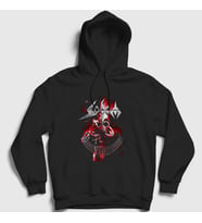 Presmono Unisex Siyah Soldier V2 Sodom Kapüşonlu Sweatshirt 388538tt