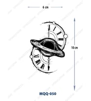 MQQ-050 SAAT VE JÜPİTER DESEN GEÇİCİ DÖVME-TATTO