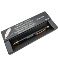 Signator® C477 Mat Siyah Rose Gold Tükenmez Kalem  İsme Özel Kalem  Hediyelik Kalem (Karışık)