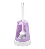 Omnisoft FLR F026 Plastik Klasik Wc Klozet Tuvalet Fırçası Mor