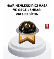 Northcity USB Mini Hava Nemlendirici ve Projeksiyon Lamba – Taşınabilir Sessiz Aromaterapi ve Dekoratif Gece Lambası