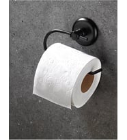 Haus Yapışkanlı Tuvalet Kağıtlığı Wc Kağıtlık Tuvalet Kağıdı Askısı Siyah