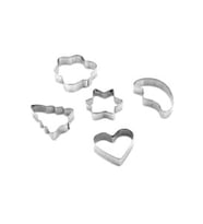 5 PARÇA  METAL BİSKÜVİ KURABİYE KALIP (5343)