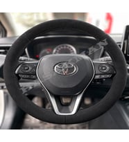Toyota Verso Dikme Direksiyon Kılıfı Alcantara Süet Monza Black Comfort-Elegant-Premium 2013-2018